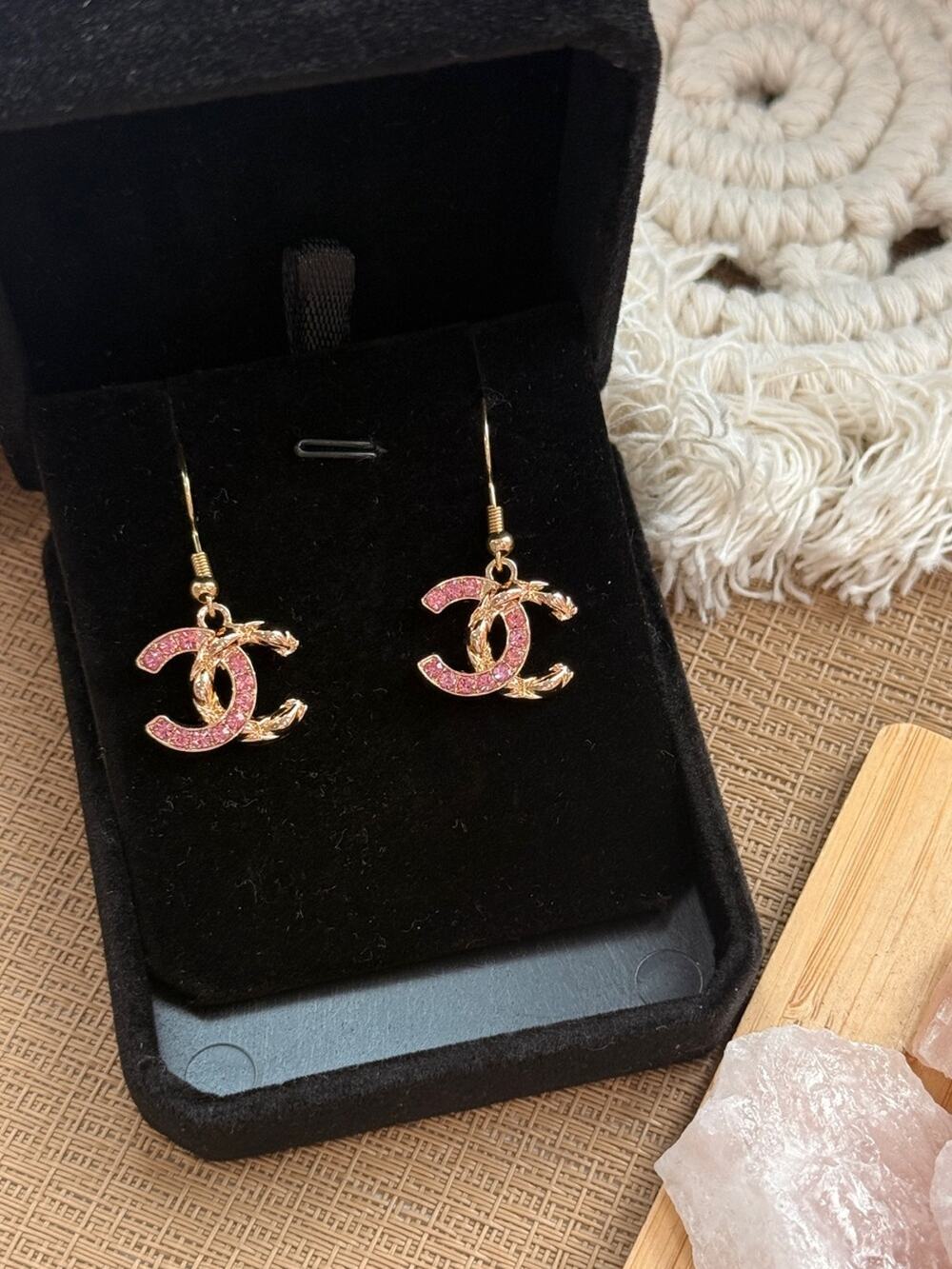 Vintage CC Logo Upcycled Earrings : BOGO Sale! ✨